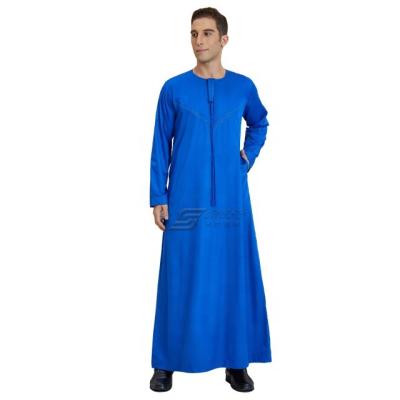 China Spun Polyester Or Korean TR Fabric Or Imitation Fabric 2022 Muslim Men Thobe Muslimah Robes Muslimah Clothing Oman Saudi Arabia Islam Mens Arabic Islamic Clothing Oman Robe for sale