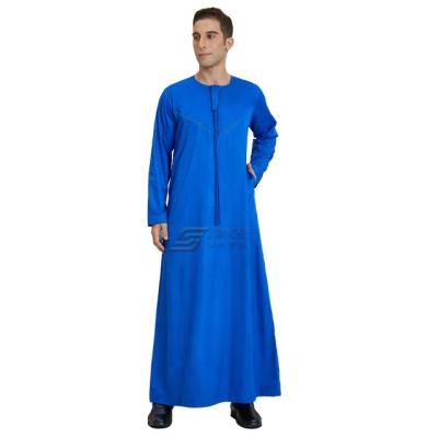 China Spun Polyester Or Mens Muslim Thobe From TR Fabric Or Imitation Korean Fabric Robes Muslimah Clothing Oman Saudi Arabia Islam Mans Arabic Islamic Clothing For Men Jubba for sale