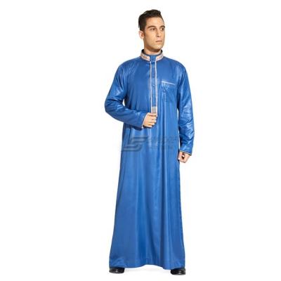 China Polyester spun or Dalesell fashion Qatar of TR fabric or Imitation Korean fabric new style Islamic Arabian Clothing Thobe robes high quality for sale