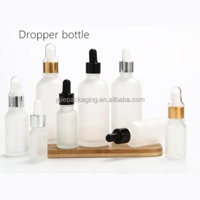 China 15ml 30ml Cosmetic Glass Dropper Bottles Essential Oil Face Serum Eye Dropper Bottle For Cosmetic Packaging for sale