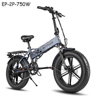 China PRO Mountain Electric Bicycle 45KM/H EP-2 Snow Bike 48V12.8AH 20*4.0 Fat Tire Steel Electric Bike 750W Powerful Motor for sale