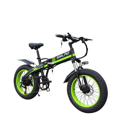 China Dropshipping Hotel Household EU/UK Free Stock Electric Bike 20 Inch Wheel Folding E-Bike Mobility Mountain Bike Beach Snowmobile Fat for sale