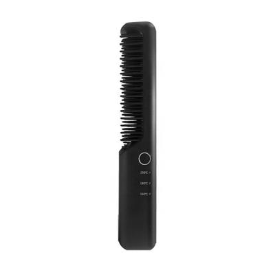 China Hotel Portable Different 3 Level Battery Comb Battery Hair Curler Straightener for sale