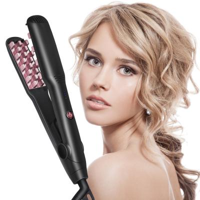 China Hotel Household Hair Curler Wave Ceramic Wavy Curling Iron For Hair Volumizing Iron Hair Iron Straightener Curler for sale