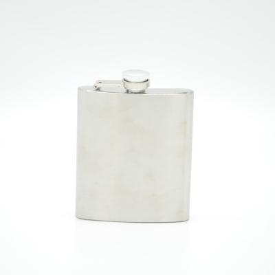 China Classic Metal Style Stainless Steel Liquor Container Wine Liquor Hip Flask for sale