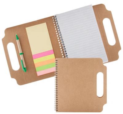 China Other Office Supplies Wholesale Paper Cover Notebook With Sticky Notes for sale