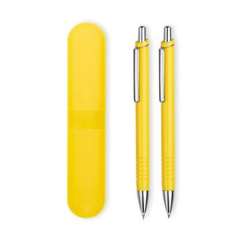 China Pen Promotion Ballpoint Pen and Mechanical Pencil Set for sale