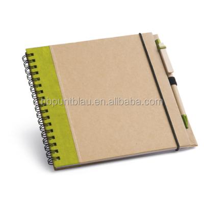 China Promotional Eco Friendly Hardcover Notebook With Pen for sale