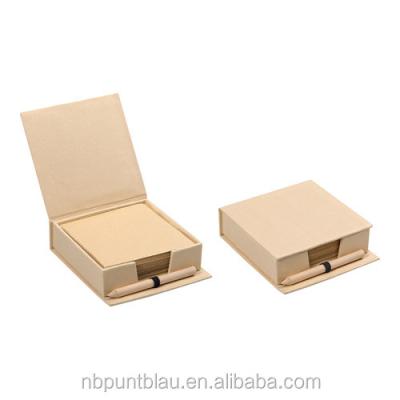 China Self-adhesive box containing the note sheets and the mini pencil for sale