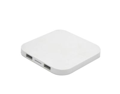 China Mobile Phone Shape Square Ultra Thin Wireless Charger for sale