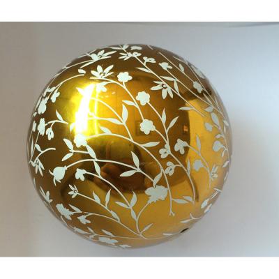 China Industry Decorative Hollow Brass Copper Balls With Holes for sale