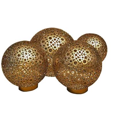 China Corrosion Resistance Large Outdoor Landscape Steel Sphere Art Metal Sculptures for sale