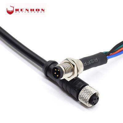 China M8 Waterproof Ip67 Connector 3 4 5 6 Pin Male And Female Panel Mounting Connectors With Wires en venta