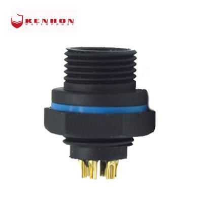 China Pcb right angled 5pin m12 connector wire male and female cable to pcb board connector for sale