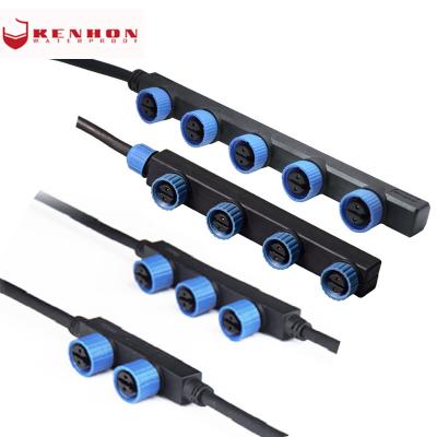 China Low Voltage Wire Connector 2 Pin 2 Way F Connectors 3 Way for sale