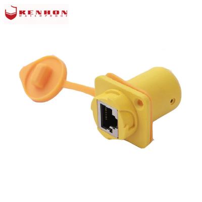 Chine Support Customization Waterproof Pass Through Lan Cable Rj45 Cat5 Connector Coupler Outdoor Plug à vendre