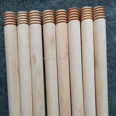 China Eco - Friendly Natural Wooden Handle Broom Stick for sale