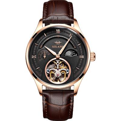 China 2021 AILANG Waterproof Mechanical Men's Hollow Watch Tourbillon Automatic Watch New Technology Watch for sale