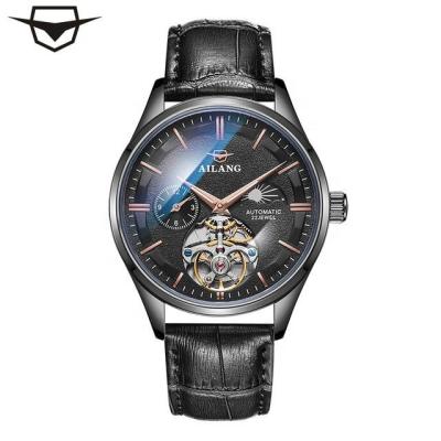 China AILANG waterproof Tourbillon watch hollow 2021 men's automatic mechanical watch brand men's new waterproof watch for sale