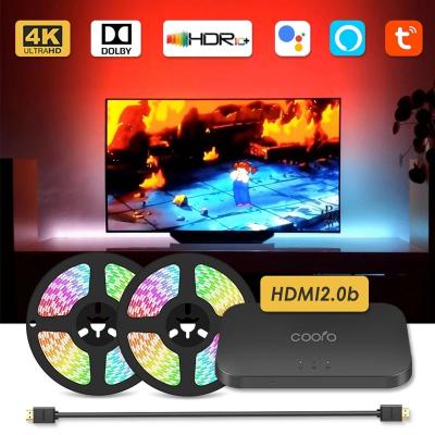 China Support 4K/HDR/TV BOX/Alexa/Google USB LED Strip Light HDMI 2.0b TV PC Indoor Ambient Backlight Dreamy Sync LED Light Kit for sale