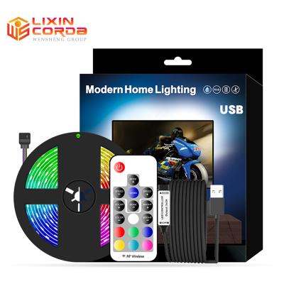 China Indoor Color Changing USB TV Backlight 2m Tape Set 3M Adhesive Tape For 40