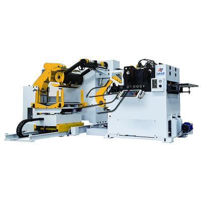 China Cheap building material stores chuck uncoiler sheet leveling machine automatic feeder 3 in 1 for sale