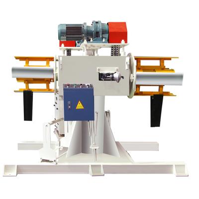 China Hotels metal sheet coil rewind uncoiler decoiler unfolder machine for sale