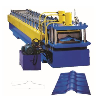 China Factory YS65-449 Ridge Cap Profile Roll Forming Machine Ridge Tile Forming Machine For Sale for sale