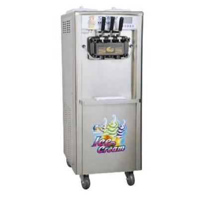 China Snack Factory Rainbow Soft Ice Cream Machine Commercial Vertical Soft Ice Cream Maker Hot Sale for sale