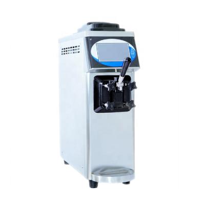 China Snack factory table top sofe ice cream machine soft ice cream maker machine double compressors with precooling function 2020 hot sale for sale