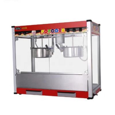 China Factory Double Kettles Snacks Popcorn Machine Hot Sale for sale