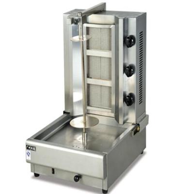 China Roast Meat Gas Shawarma Grills Vertical Broiler Gas Shawarma Broiler for sale