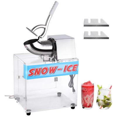 China Hot Selling Commercial Block Shaver Snowflake Juicer Ice Crusher Ice Machine Snow Top Cone Hotels Table Top for sale