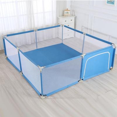 China Portable Modern Large Yard Baby Playpen Children's Playpen Rectangle Shape Play Fence for sale