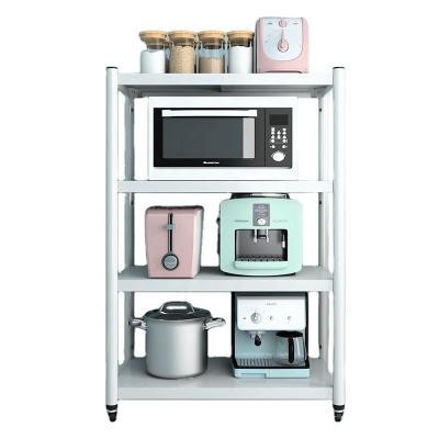 China Hot Selling Kitchen Morgie Storage Racks Shelf Kitchen Racks 5 Tier Metal Steel Rack With Wheel For Living Room for sale