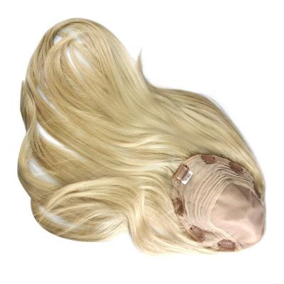 China Chinese Baolin Human Hair Long Hair Toupee For Women, Raw Virgin Hair 100g 613 Wigs, Women Lace Up Toppers for sale