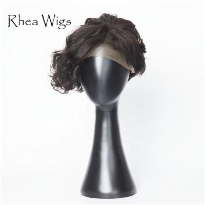 China Afro Wave 13x4 Lace Wigs Frontal Afro Curl 100% Brazilian Hair Curly Wig 10 Inch Unprocessed Wigs for sale