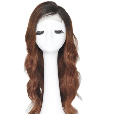 China Deep Lace Front Synthetic Hair Wig, 10-26inches Body Wave 400-1200g Body Wave Hair Hot Sale Transparent Lace Front Wigs for sale