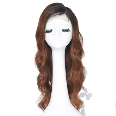 China Custom Swiss Lace Front Transparent Frontal Long Body Wave 10-26inches Body Wave Wig for sale