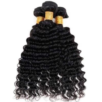 China 100% Natural Water Wave Virgin Hair Extensions Water Wave Color 1B 12-30 Inch Pony Tail Extension for sale