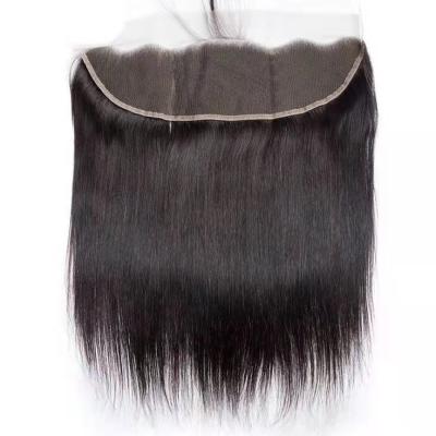 China Wholesale 6-20inches Silky Straight 100% Wave Hair Cuticle Aligned Hair Closure Hair Closure 13*4 for sale