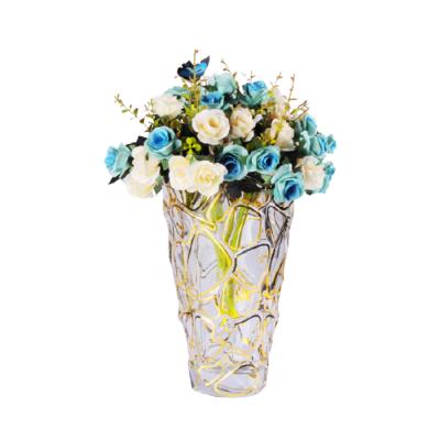 China China high quality luxury handmade K9 crystal vases for centerpiece decoration for sale