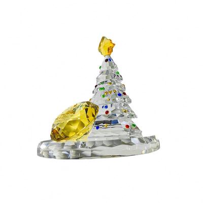 China Health care institute Crystal Trophy Customized Love Heart trophy sports souvenir Crystal Christmas tree advertising promotion for sale