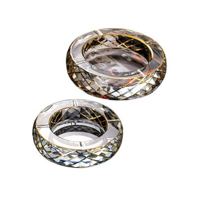 China China wholesale cheap crystal large ashtray cigar ashtray smoking ashtray in home/hotel/office for sale