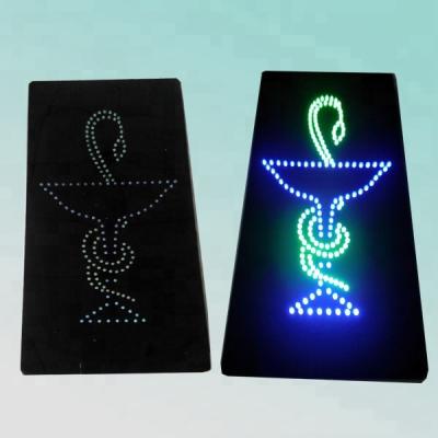 China Indoor CE RoHS Snake Flasher Pull Switch 30x60cm Pharmacy Indoor Flasher Led Cross for sale