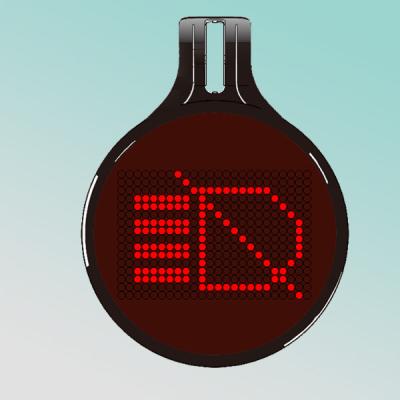 China programmable car emotion led cheap price led sign for car DL-CAR-SMILE-USB for sale