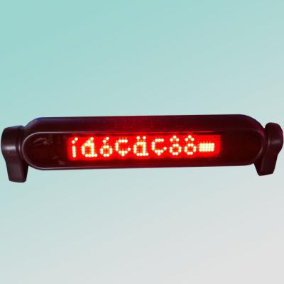 China 7X50pixel smd3528 red spanish english-russian car led sign 43X10X7cm for sale