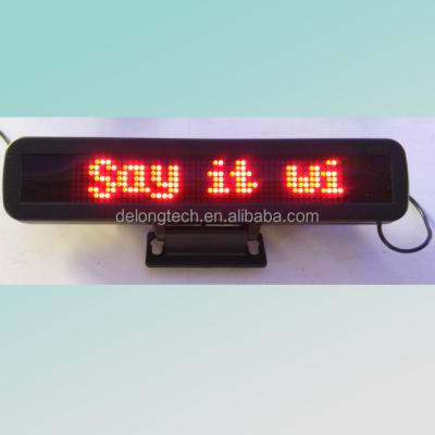 China Adjustable Mini Car Speed ​​Car Indoor Led Sign With Remote Control for sale