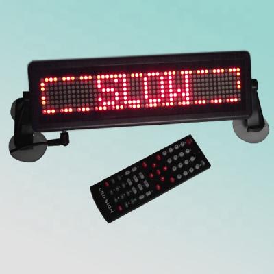 China Rolling CE RoHS 12V 8X48pixel P4.75mm Rolling Text Message Electronic Brake Car Red Led Sign, Multi-Language for sale