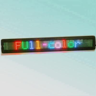 China Text CE & RoHS Indoor Full Color Led Message Sign 7X80pixel P7.62mm smd3528 for sale